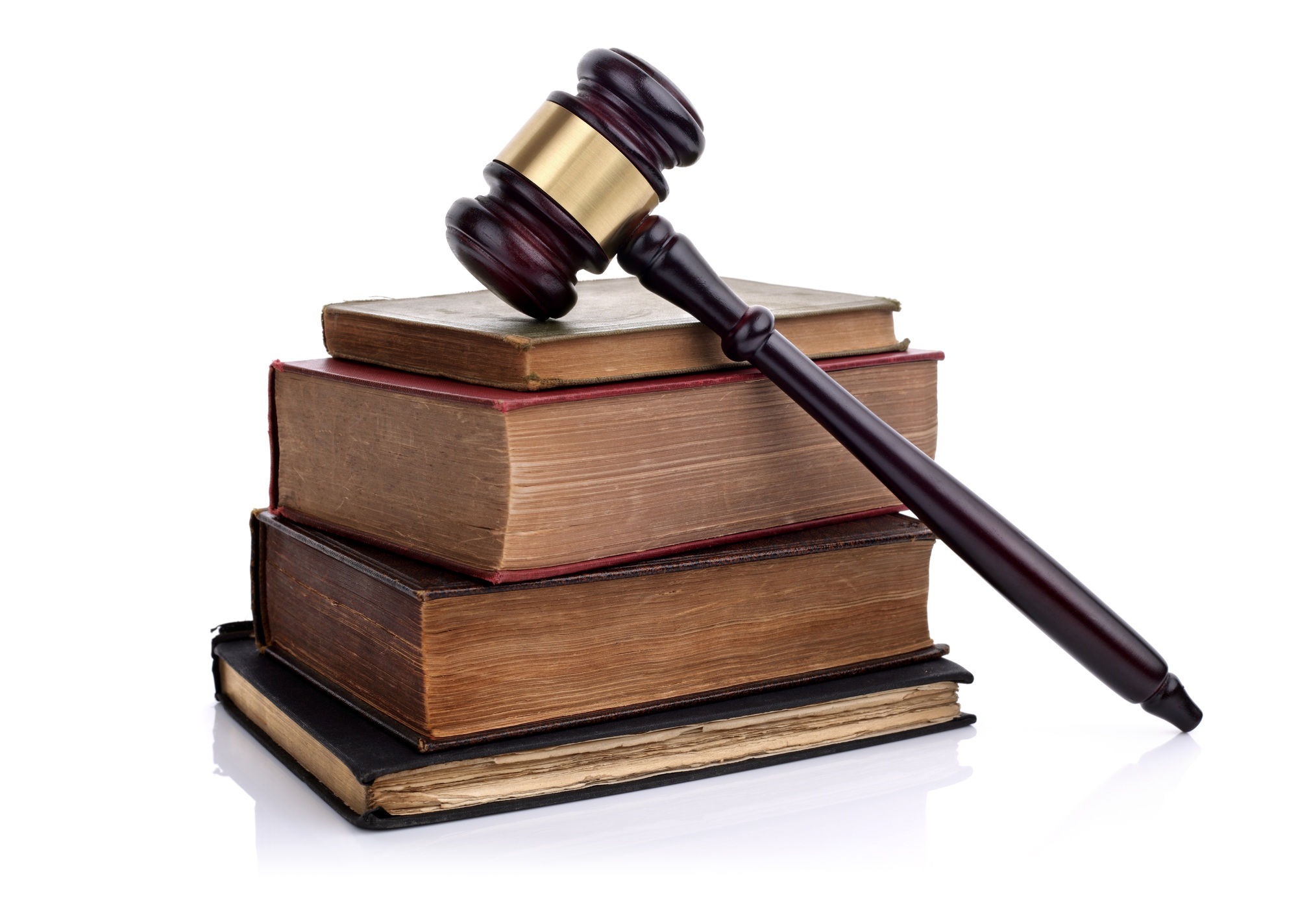 Gavel and law books, about us at Van Natten & Dempsey law firm
